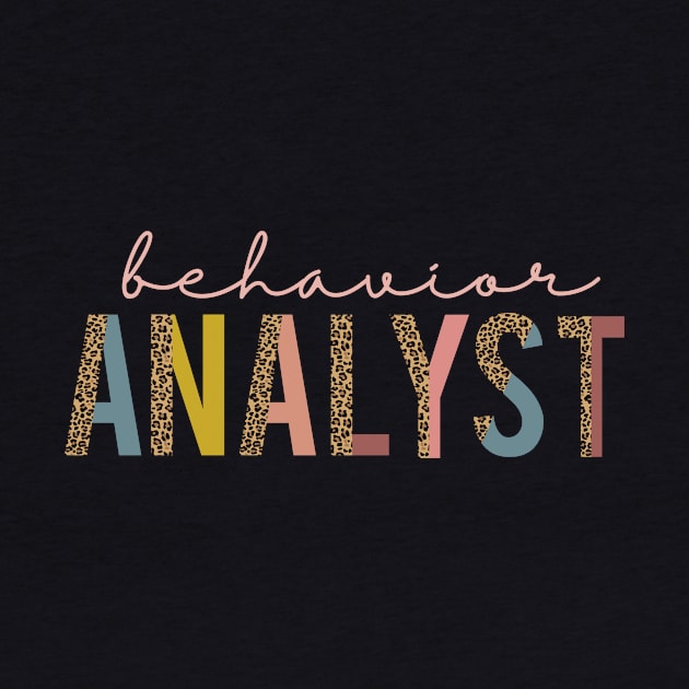 Behavior Analyst apparel or gift for every BA, BCBA or ABA Therapy student. Behavior Analyst appreciation gift by The Mellow Cats Studio